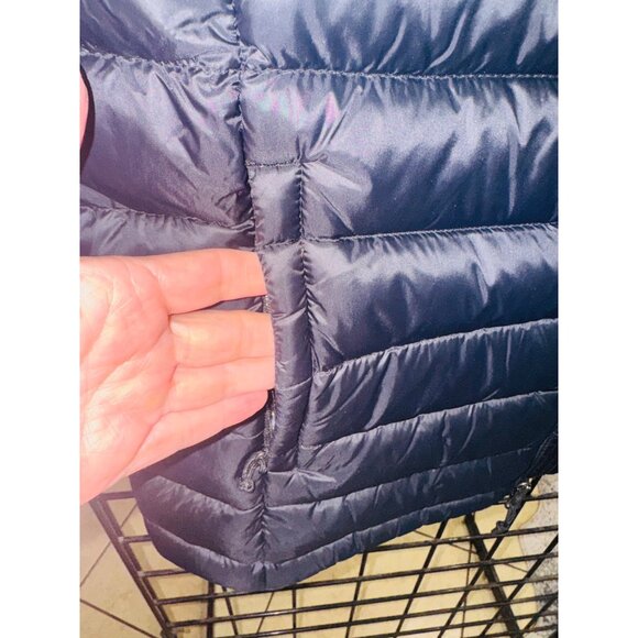 Red Head Mens Puffer Vest L/G Nylon Duck Down Feathers Black Outdoors Packable - Picture 10 of 10